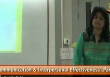 Communication & Interpersonal Effectiveness (Part 1 – 1.1)