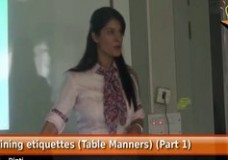 Dining Etiquettes (Table Manners) (Part 1 – 1.1)