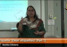 Etiquette (Email etiquettes) (Part 1 – 1.1)