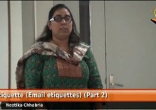 Etiquette (Email etiquettes) (Part 2 – 2.1)