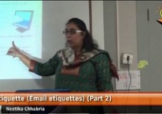 Etiquette (Email etiquettes) (Part 2 – 2.2)