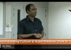 Understanding Culture & Habit Patterns (Part 3 – 3.2)